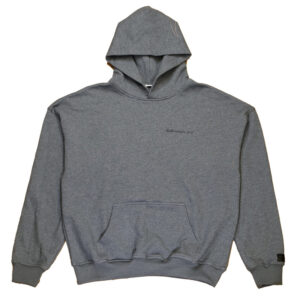 Relaxed Crescent Hoodie 001 Grey